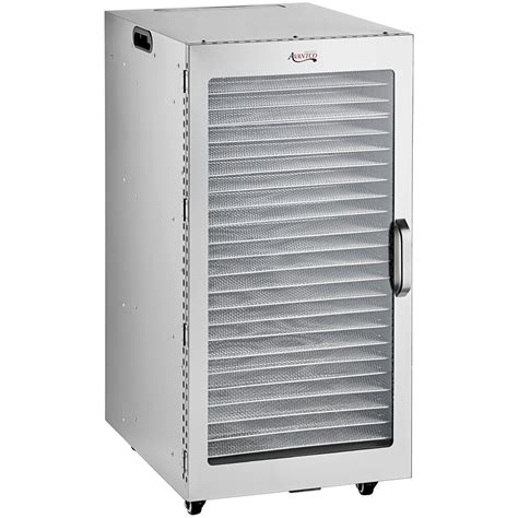 Avantco 24 Tray Stainless Steel Food Dehydrator with Glass .
